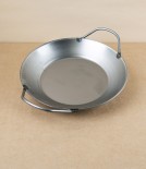 Turk German Two-Handled Carbon Steel Frying Pan, 24cm