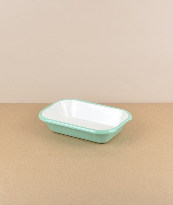 Turkish Enamel Baking Dish, Small