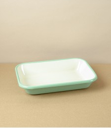 Turkish Enamel Baking Dish, Medium