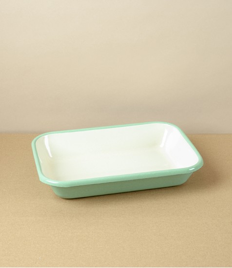 Turkish Enamel Baking Dish, Medium