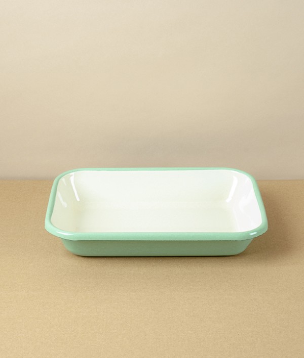 Turkish Enamel Baking Dish, Medium