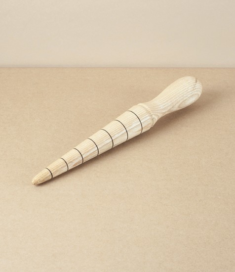 Hand-Turned Garden dibber, Ash