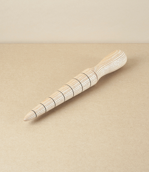 Hand-Turned Garden dibber, Ash