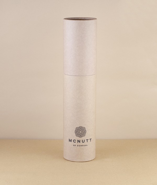 McNutt of Donegal Tweed Scarf, Navy