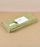 Irish tweed wool & cotton scarf, Fen Nettle