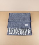 McNutt of Donegal Tweed Scarf, Navy