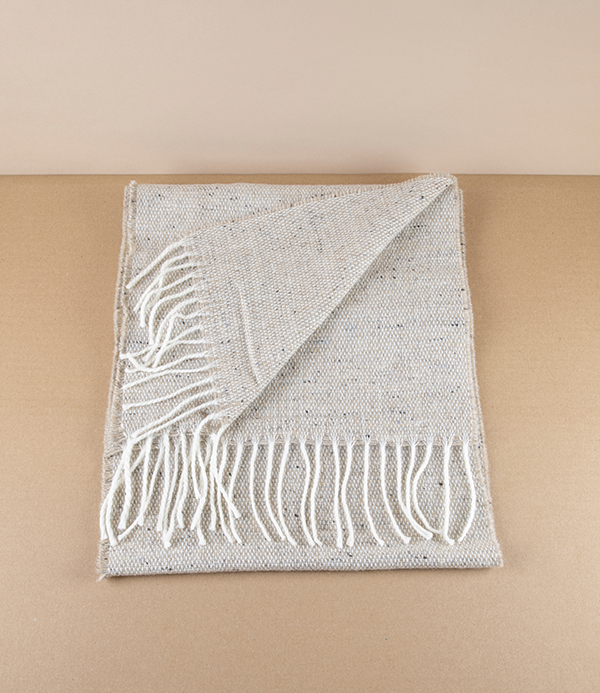 McNutt of Donegal Tweed Scarf, Oatmeal