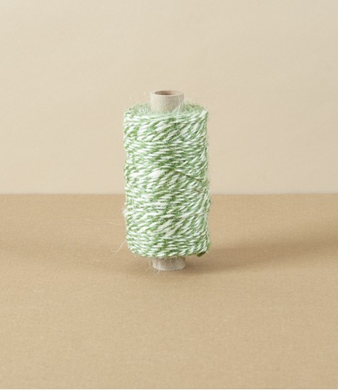 Spool of Green/Blond Jute Twine, 90m