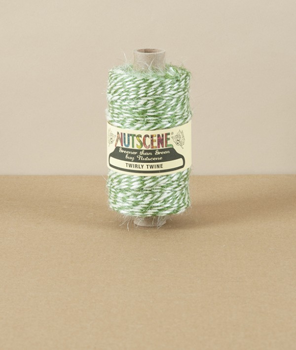 Spool of Green/Blond Jute Twine, 90m