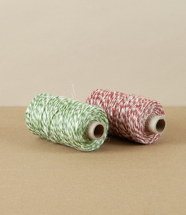 Spool of Red/Blond Jute Twine, 90m
