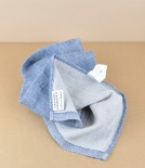 Finnish Washed Linen Kitchen Towel, Blueberry/Linen