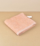 Finnish Washed Linen Kitchen Towel, Natural / Rust