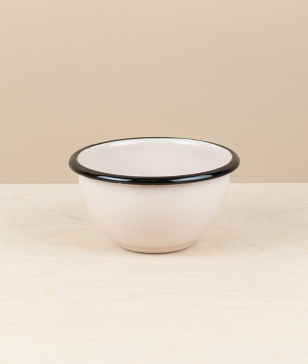 Ukrainian enamel bowl, 10cm, rose