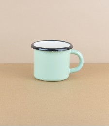 Ukrainian Enamel Small Mug, 0.25l, Pistachio