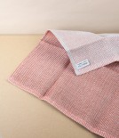 Swedish Linen Bath Mat, Brick Red, Växbo Lin