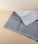 Swedish Linen Bath Mat, Graphite, Växbo Lin