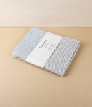 Swedish Linen Bath Mat, Light Blue, Växbo Lin