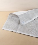 Swedish Linen Bath Mat, Natural, Växbo Lin