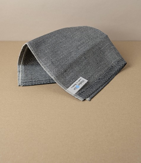 Swedish Linen Dish Cloth, Black, Växbo Lin