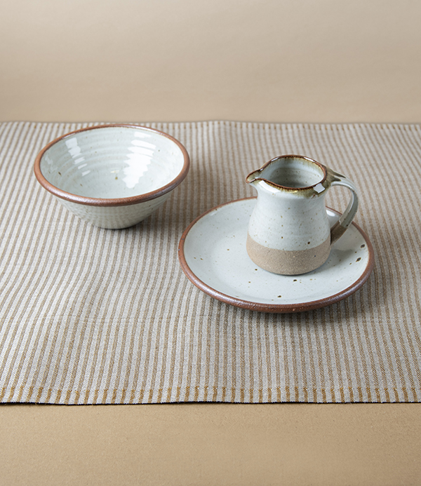Swedish Linen Table Runner, Umbra, Växbo Lin
