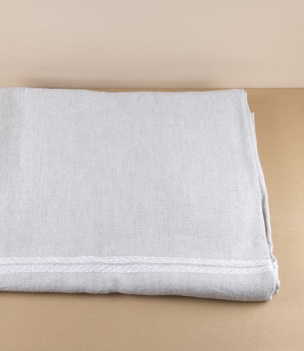 Finnish Washed Linen 'Venla' Table Cloth, Natural