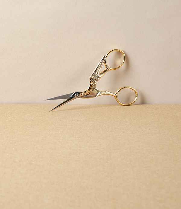 Victorinox Stork Scissors, Gold Plated
