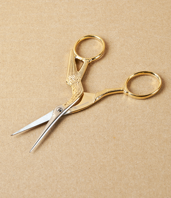 Victorinox Stork Scissors, Gold Plated