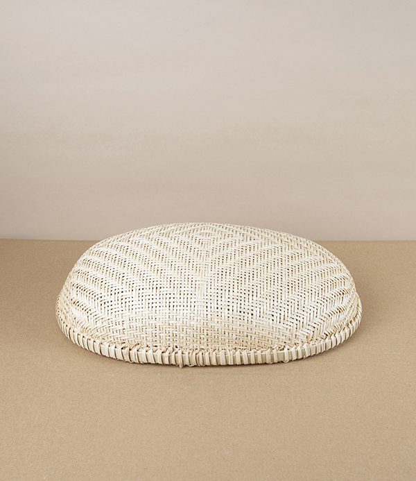 Vietnamese Woven Bamboo Colander, Oval