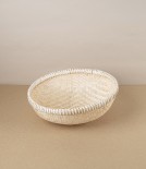 Vietnamese Woven Bamboo Colander, Round