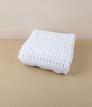 Waffle Weave Organic Cotton Large Hand Towel, Natural White