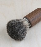 Swedish Shaving Brush, Walnut & Badger