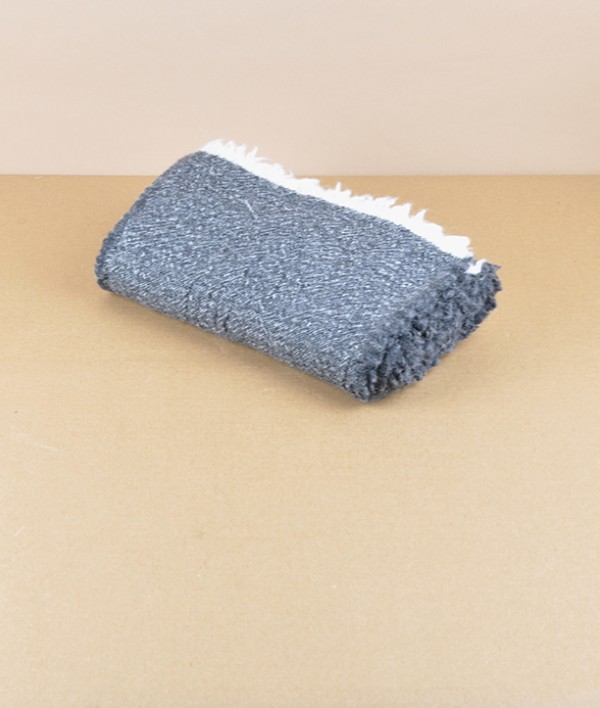 Finnish warm woollen scarf, Dark Grey