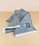 Finnish warm woollen scarf, Dark Olive