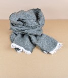 Finnish warm woollen scarf, Dark Olive