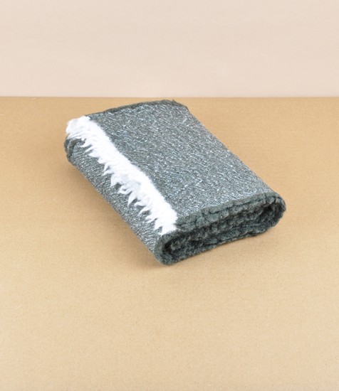 Finnish warm woollen scarf, Dark Olive