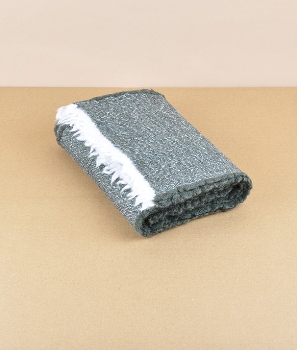 Finnish warm woollen scarf, Dark Olive