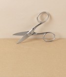 WaSa Solingen Buttonhole Scissors, Nickel Plated, 4.75"