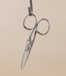 WaSa Solingen Buttonhole Scissors, Nickel Plated, 4.75"