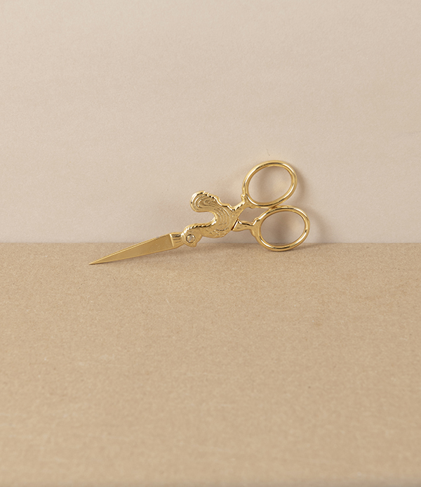 WaSa Solingen Golden Rooster Embroidery Scissors