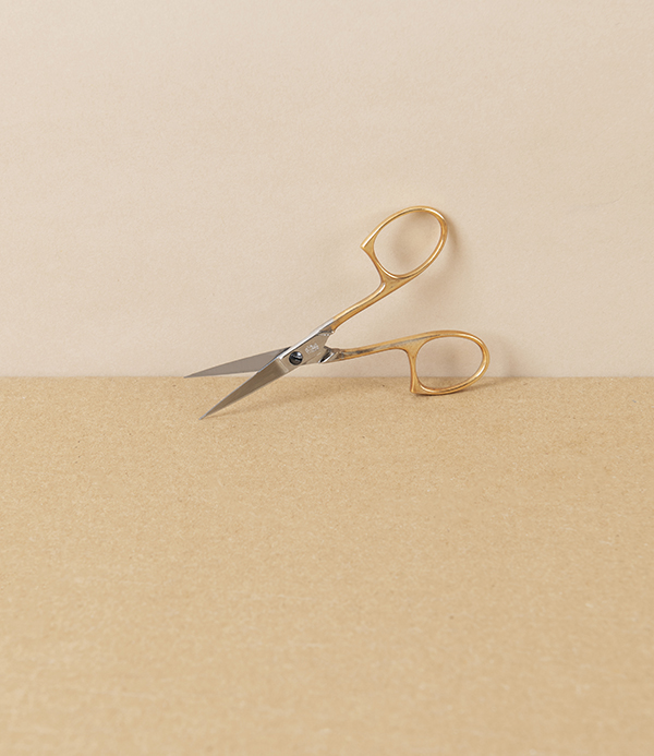 WaSa Solingen Gold Handled Embroidery Scissors, 3.5"