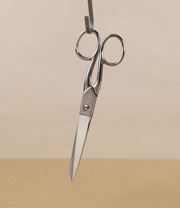 WaSa Solingen Household Scissors, Nickel Plated