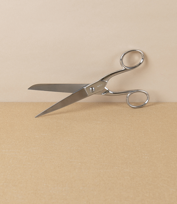 WaSa Solingen Household Scissors, Nickel Plated