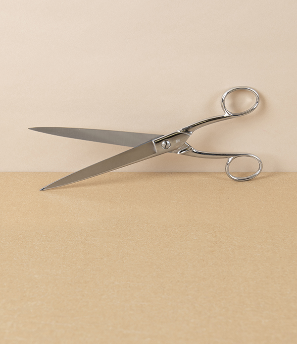 WaSa Solingen Paper Shears, Nickel Plated, 9"