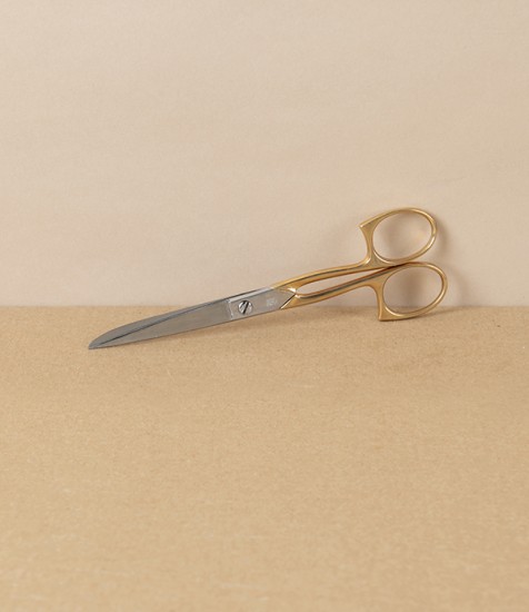 WaSa Solingen Gold Handled Sewing Scissors, 5.5"