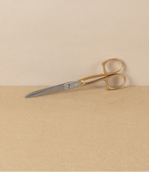 WaSa Solingen Gold Handled Sewing Scissors, 5.5"