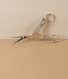 WaSa Solingen Stork Embroidery Scissors with Leather Holder, 6.5”