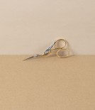 WaSa Solingen Stork Embroidery Scissors with Leather Holder, 3.5”