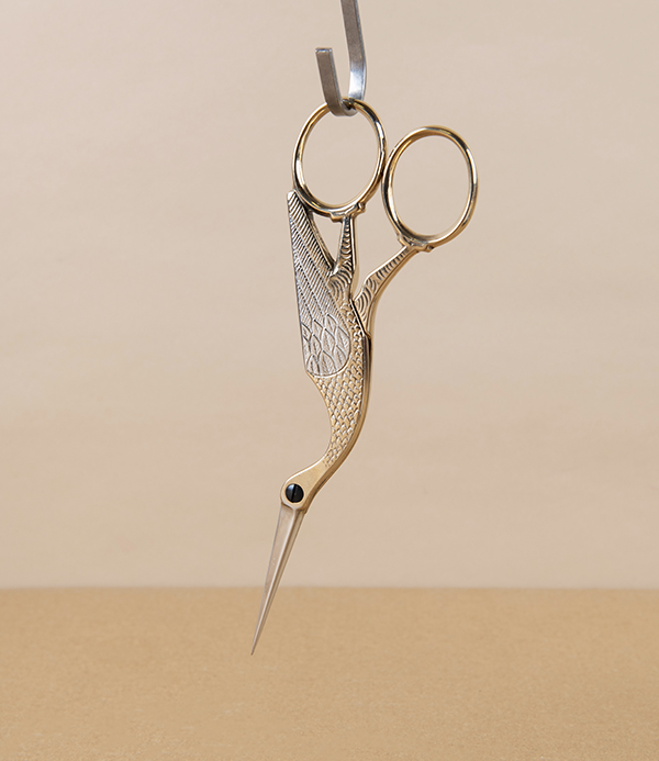 WaSa Solingen Sewing Set with Stork Scissors & Thimble