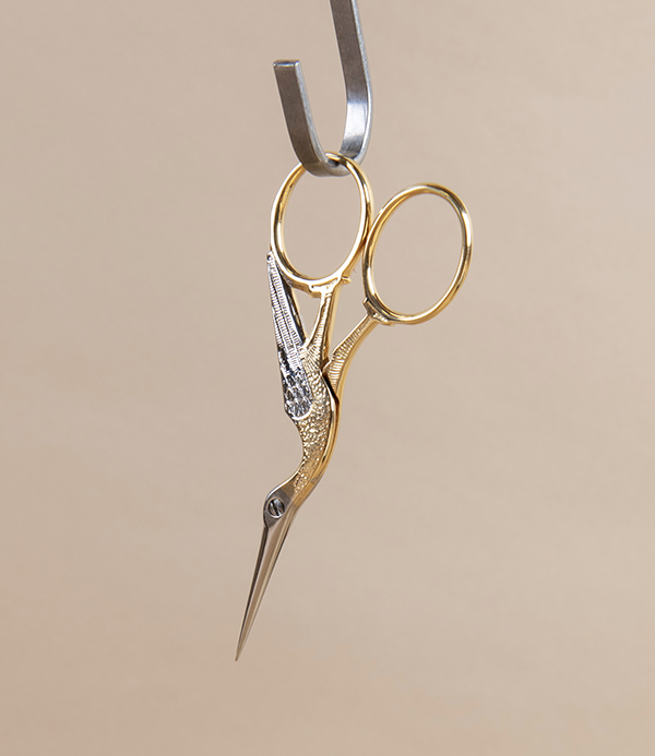 WaSa Solingen Sewing Set with Stork Scissors & Thimble