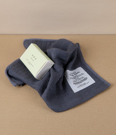 Japanese Organic Cotton Washcloth & Hinoki Soap Set